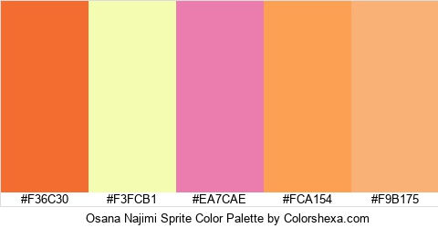 Osana Najimi Sprite Color Colors Logo