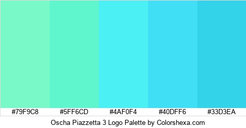 Oscha Piazzetta 3 Logo Colors Logo