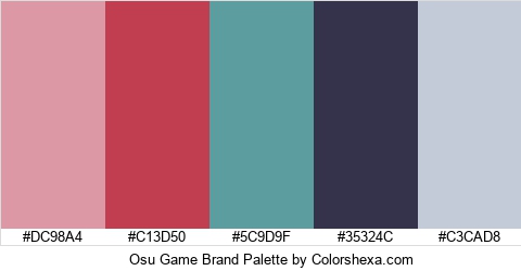 Osu Game Brand Colors Logo