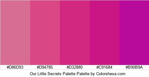 Our Little Secrets Palette Colors Logo