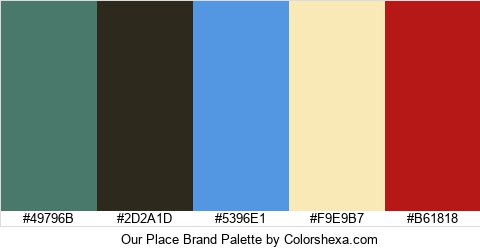 Our Place Brand Colors Logo