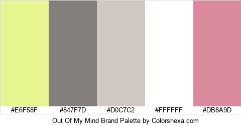 Out Of My Mind Brand Colors Logo