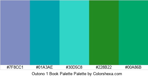 Outono 1 Book Palette Colors Logo