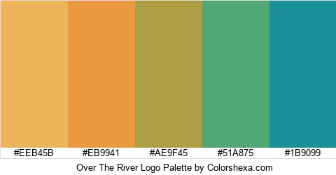 Over The River Logo Colors Logo