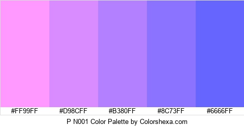 P N001 Color Colors Logo