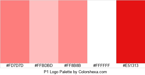 P1 Logo Colors Logo