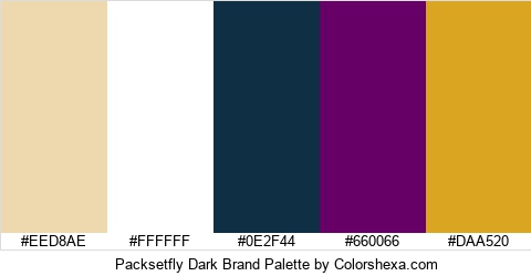 Packsetfly Dark Brand Colors Logo