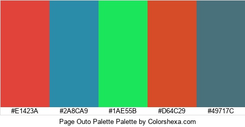 Page Outo Palette Colors Logo