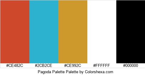 Pagoda Palette Colors Logo
