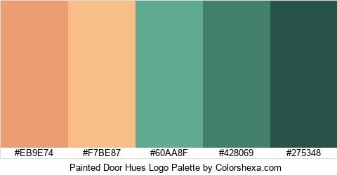 Painted Door Hues Logo Colors Logo