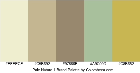 Pale Nature 1 Brand Colors Logo