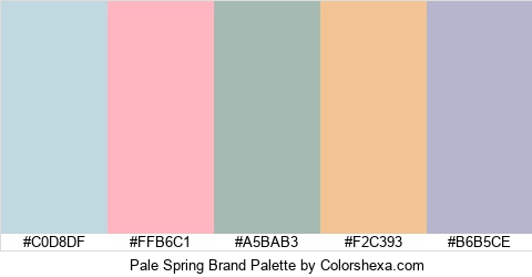 Pale Spring Brand Colors Logo