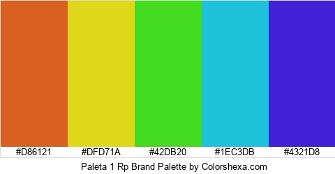 Paleta 1 Rp Brand Colors Logo