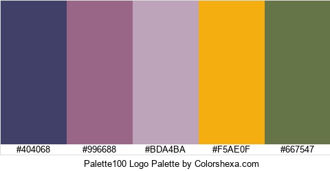 Palette100 Logo Colors Logo