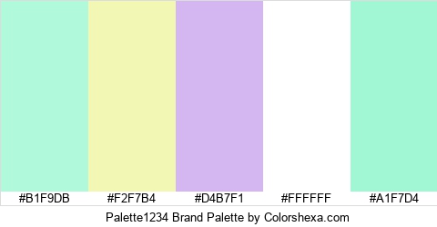 Palette1234 Brand Colors Logo