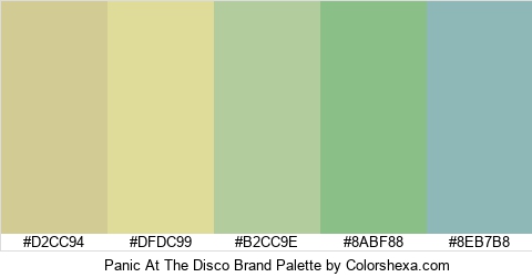 Panic At The Disco Brand Colors Logo