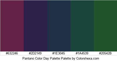 Pantano Color Day Palette Colors Logo