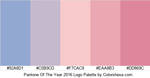 Pantone Of The Year 2016 Logo Colors Logo