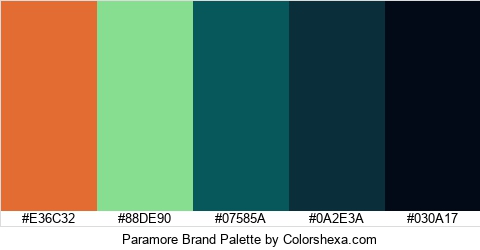 Paramore Brand Colors Logo