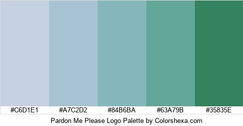 Pardon Me Please Logo Colors Logo