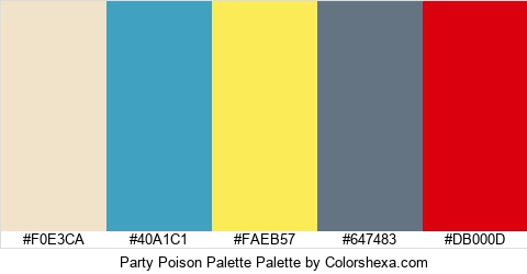 Party Poison Palette Colors Logo