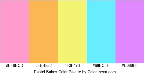 Pastel Babes Color Colors Logo