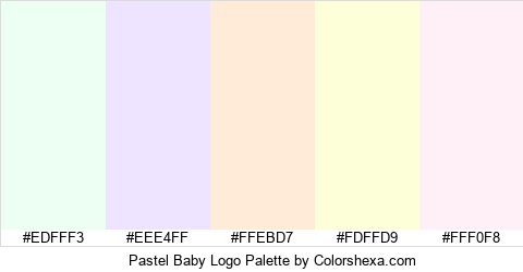 Pastel Baby Logo Colors Logo
