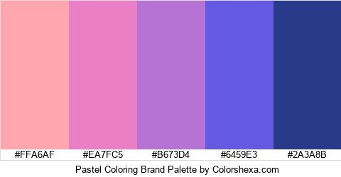 Pastel Coloring Brand Colors Logo