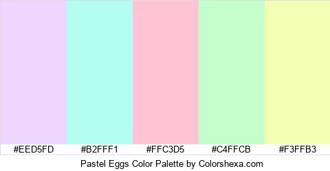 Pastel Eggs Color Colors Logo