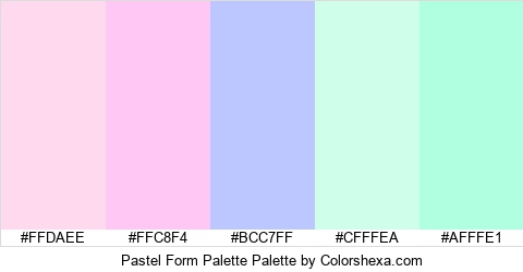 Pastel Form Palette Colors Logo
