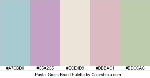 Pastel Gross Brand Colors Logo