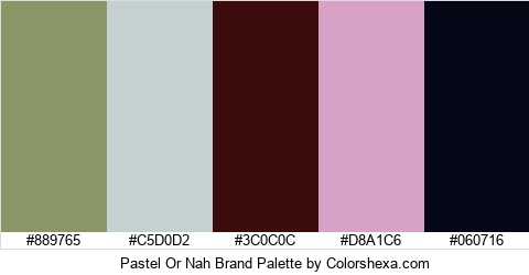 Pastel Or Nah Brand Colors Logo
