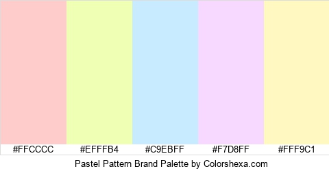 Pastel Pattern Brand Colors Logo