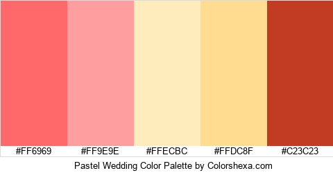 Pastel Wedding Color Colors Logo