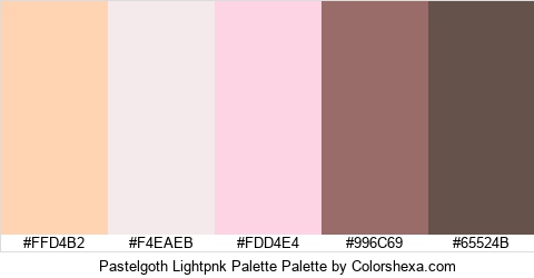 Pastelgoth Lightpnk Palette Colors Logo