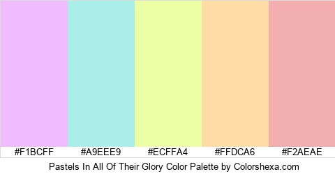 Pastels In All Of Their Glory Color Colors Logo
