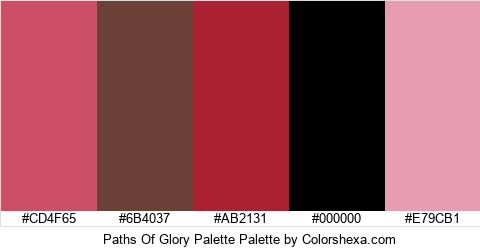 Paths Of Glory Palette Colors Logo