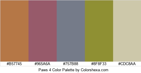 Paws 4 Color Colors Logo