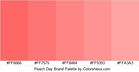 Peach Day Brand Colors Logo