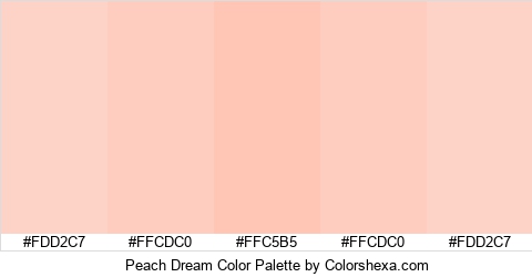 Peach Dream Color Colors Logo