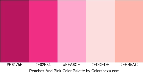 Peaches And Pink Color Colors Logo