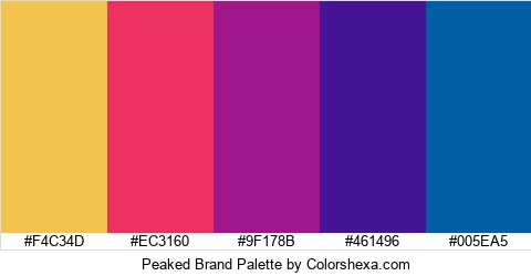 Peaked Brand Colors Logo