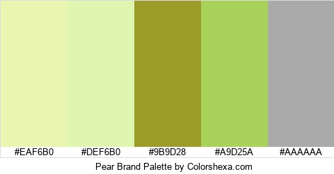 Pear Brand Colors Logo