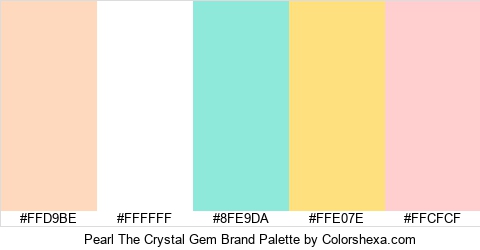 Pearl The Crystal Gem Brand Colors Logo