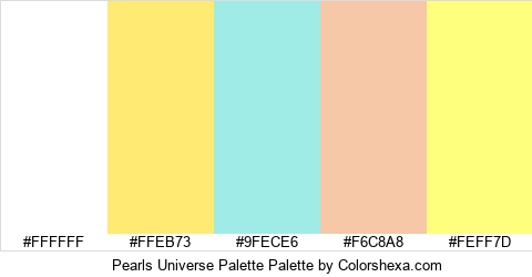 Pearls Universe Palette Colors Logo