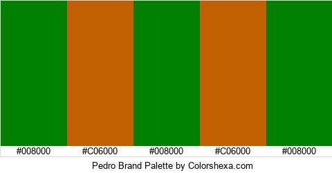 Pedro Brand Colors Logo