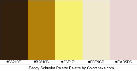 Peggy Schuylor Palette Colors Logo