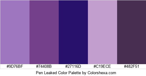 Pen Leaked Color Colors Logo