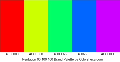 Pentagon 00 100 100 Brand Colors Logo