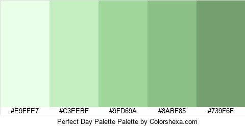 Perfect Day Palette Colors Logo